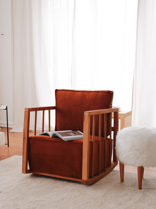 Atelier Del Sofa Silla Alada Cinnamon